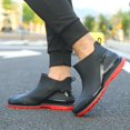 thumbnail image 4 of AUXDIQ Rain Boots Men Short Ankle Waterproof Rain Shoes Outdoor Garden Shoes, 4 of 6