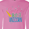 thumbnail image 4 of Inktastic Sparkle Like a Unicorn Long Sleeve T-Shirt, 4 of 5