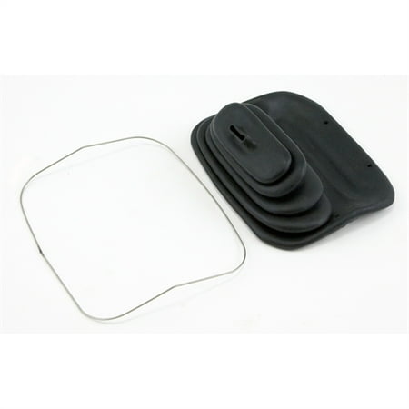 Transfer Case Shifter Omix Ada M20 Transfer Case Shifter Boot, Rectangle Base, Rubber, Black, Trim Ring, Jeep, Each 18606.02 ()