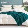 thumbnail image 2 of Flannel Fleece Blanket Teal - King ( 90x104 IN ), 2 of 5