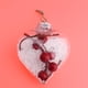 thumbnail image 2 of 1 Pieza Adorno Navideño Romántica en apariencia Accesorio Decorativo Perfecto de Fotografía UNA BLESIY Corazón claro bola de Navidad, 2 of 7