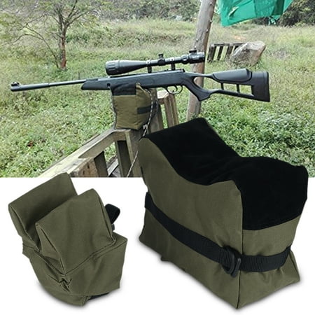 Lv. life Unfilled Front & Rear Shooters Gun Rest Sand Bags Shooting Bench Steady Sandbag , Unfilled Sandbag,Shooting (Best Homemade Shooting Rest)