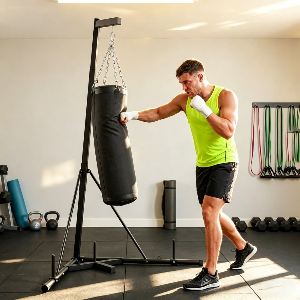 Punching Bag Stand with Sandbag