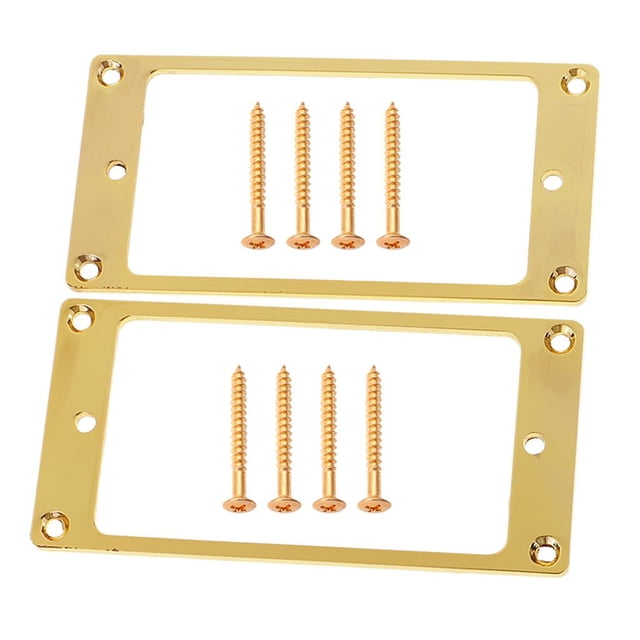 Paquete de 2 Anillos de Montaje para Pastillas de Guitarra con Tornillos para Guitarra