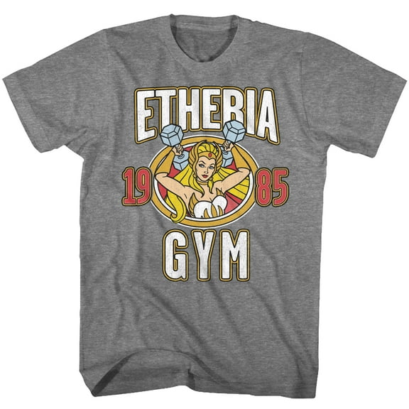 Masters of the Universe Etheria Gym Graphite Adult T-Shirt
