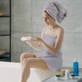 thumbnail image 2 of BINGLI Thick Coral Fleece Bath Towel, Ultra Soft & Highly Absorbent Quick-Dry Bath Sheet, Plush Microfiber Towel for Adults, Women, Men, Spa, Beach and Gift Ideas, 2 of 4