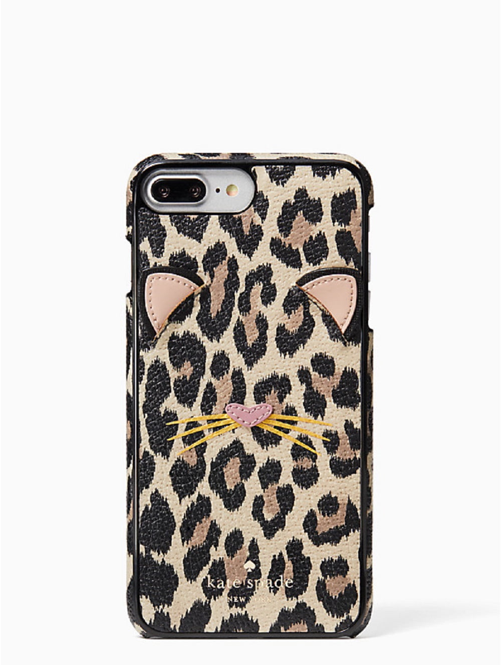 Kate Spade New York Leopard Applique iPhone 8 Plus/iPhone 7 Plus Case -  