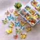 thumbnail image 1 of 100 piezas de flores comestibles para decoraciones de pasteles, idea de pastel, decoración para fiestas de bodas (color),11 Afortunado Sencillez, 1 of 5