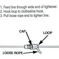thumbnail image 3 of Dependable Industries Inc. Essentials Zinc-Plated Clothesline Tightener 110 lb. Load Laundry Line Tension Rustproof Indoor Outdoor, 3 of 5