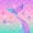 Mint Pink, variant on Castle Fairy Watercolor Mermaid Cat Bed Spread Queen,Glitter Scale Seashell Pattern Queen Coverlet Set,Blue Rainbow