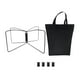 thumbnail image 1 of Soporte para hielera plegable, portaequipajes, porta bolsas de basura, metal, resistente, compacto, para agua Negro, 1 of 9