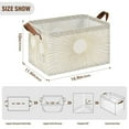 thumbnail image 7 of Yayeee Foldable Storage Basket for Shelves with Handles Waterproof Cloth Bins, Sunshine, 7 of 7