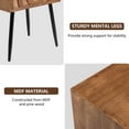 thumbnail image 3 of FOROUTIA Nightstand Set of 2 with Drawer,Modern Wood Bedside Table,Brown, 3 of 6