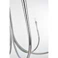 thumbnail image 6 of Living District Layne 42" 6-Light Transitional Metal Chandelier in Chrome, 6 of 9