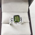 thumbnail image 2 of Green Tourmaline Mans Ring, Natural Tourmaline, October Birthstone Tourmaline, Silver Jewelry, 925 Silver Ring, Birthday Gift, Heavy Mens Ring, Arabic Oxidized Mans Ring, Christmas, Mens Signet Ring, 2 of 8