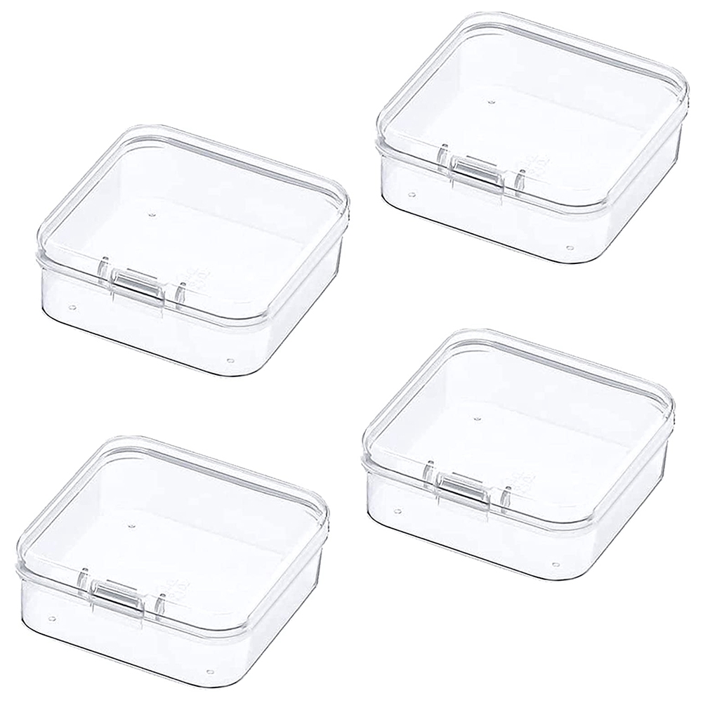 Clear Plastic Beads Storage Containers Box Storage Containers with