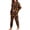 Bronze and Orange - Maple Leaves, variant on Dog Paw Print Women 2 Piece Pajama Sets Loose Fit Sleepwear Long Sleeve Top and Long Pants Sets Comfy Round Neck Loungewear Nightwear, S