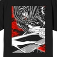 thumbnail image 4 of Berserk Guts Blood Crew Neck Short Sleeve Men's Black T-shirt-Medium, 4 of 5
