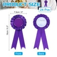 thumbnail image 2 of Uxcell 24 Pcs Cintas de Premio 1er, 2do, 3er Lugar Ganador Cinta de Rosa, Premio, Púrpura, 2 of 7