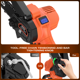 thumbnail image 3 of GPED Mini Chainsaw , Motosierra Eléctrica Portátil de 6 Pulgadas sin Cable, Motosierra de Mano para Poda, Motosierra para Ramas de Árboles, Patio, Hogar y Jardín, Naranja, 3 of 7