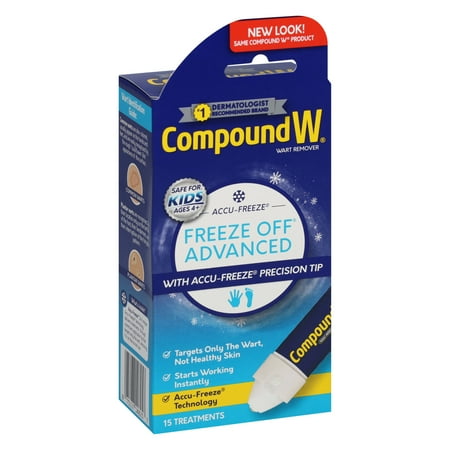 Compound W Freeze Off Advanced Wart Remover with Accu-Freeze, 15 Applications