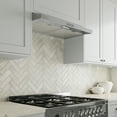 thumbnail image 4 of Streamline 30 in. Ausa Convertible Undermount 80 CFM Range Hood in Brushed Stainless Steel with Mesh Filters, Push Button Control, LED Light, 4 of 17