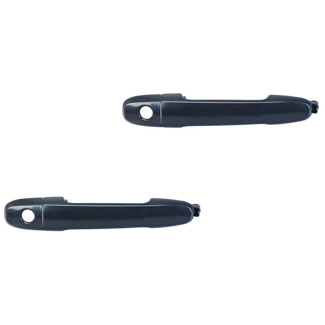 Par de MANIJAS PUERTA EXTERIOR HUSHAN 2004 al 2008 TOYOTA Delanteras Negro Plástico