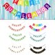 thumbnail image 5 of Decoraciones para niñas Macaron Feliz Cumpleaños Bunting Banner con ganchos Cinta, 5 of 11
