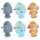 thumbnail image 5 of 6 unids autoadhesivos ganchos de dibujos animados de peces tropicales en forma de ganchos en forma de ganchos para el hogar ganchos, 5 of 7