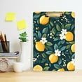 thumbnail image 2 of FORMRS Acrylic Clipboard with Low Profile Clip Standard A4 Letter Size, 12.5" x 9", Yellow Lemons, 2 of 8