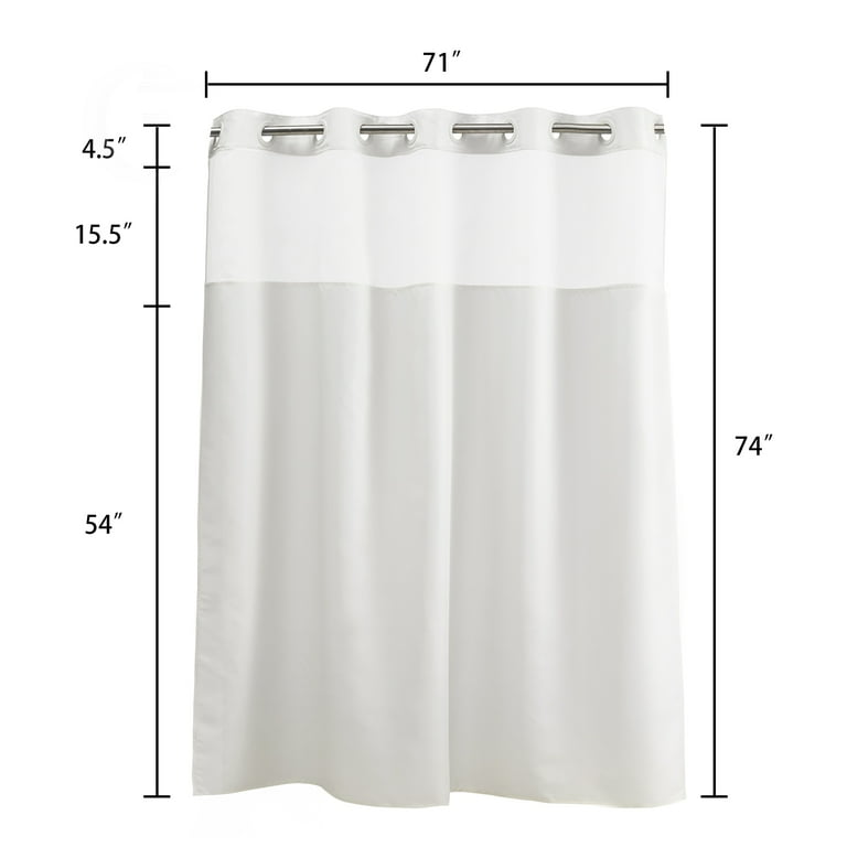 Hookless Shower Curtain Liner Sizes Two Birds Home