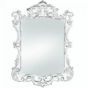 Royal Distressed White Wall Mirror