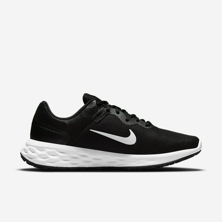 Nike Revolution 6 Next DC3728-003 Men Black/White Shoes NY30 - Walmart.com