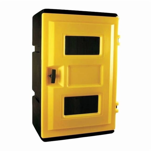 Manufacturer Varies Safety Cabinet, SCBA, 27-1/2" H, 21-1/2" W, Yellow 6ATL9