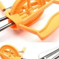 thumbnail image 2 of Raindrops Multifunction Stainless Steel Egg Hand Whisk Spiral Mixer Plastic Mixer Kitchen Gadget (Orange), 2 of 8