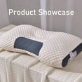 thumbnail image 3 of AUQ Memory Foam Pillow,Contour Support Memory Foam Neck Pillow,Ergonomic Orthopedic Sleeping Neck Contoured Support Pillow,Gray, 3 of 6
