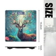 thumbnail image 2 of High Precision Body Weight Scale Smart Bathroom Scales with Large LCD Display(400lbs),Decorative for Bedroom-Beautiful Deer With Antlers Covered In Flowers, 2 of 4