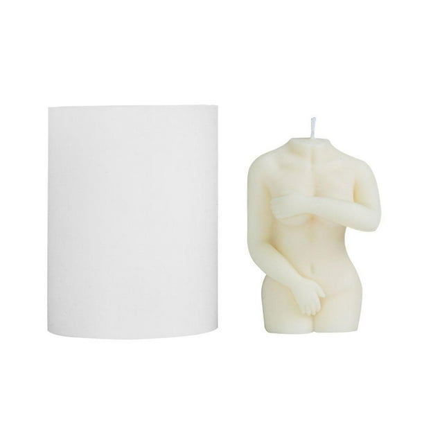 ADVEN Body Candle Mold Female Body Shape Candle Silicone Mold Candle