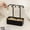 Black, variant on Jewelry Organizer Storage Rack Necklace Earring Bracelet Holder with Tray and Antislip Hook Desktop Ornaments Display Stand for Women Home Bedroom Dresser Countertop Jewelry Accessories Storage 1 pc