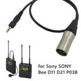 thumbnail image 3 of POINTERTECK Câble Audio 3.5mm XLR 3 Broches pour Sony UWP D11 D21 Microphone Enregistrement Sonore, 3 of 6