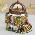 thumbnail image 2 of BESTSKY 2026 New Diy Miniature Dollhouse Kit,1:24 Scale 3D Wooden Tiny House Kit with Led Light and Furniture,Handmade Miniature House Kit for Teen Adults, 2 of 7