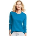 thumbnail image 1 of Hanes T-Shirt à Manches Longues Col Rond pour Femmes , Deep Dive - 2TG, 1 of 2