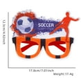 thumbnail image 2 of Bgsha Soccer Game Paper Glasses Soccer Fan Photo Props Cheer Decorative European Cup, 2 of 8