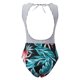 thumbnail image 4 of Trajes de baño para mujer Hawaiian Sexy Deep V Neck Front Cross Halter Traje de baño Cheeky Bottom Beachwear Sets Fridja  nalpqowj51072, 4 of 7