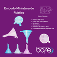 thumbnail image 5 of Kit De 21 Embudos BAFE 133 Miniatura Plástico Mini Chico Botellas, 5 of 5