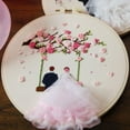 thumbnail image 3 of Diy Embroidery Kit Bride Wedding Dress Cross Stitch Diy Starter Kit Women Handwork For Craft Lover, 3 of 7