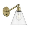 thumbnail image 2 of Innovations Lighting 317-1W-14-8 Berkshire Sconce Berkshire 14" Tall Wall Sconce - Nickel, 2 of 5