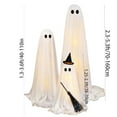 thumbnail image 3 of Halloween Decorations Ghosts 3Pcs for The Front Porch Courtyard Cute Decorations(white), 3 of 7
