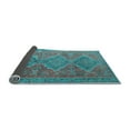 thumbnail image 2 of Ahgly Company Indoor Rectangle Oriental Light Blue Traditional Area Rugs, 3' x 5', 2 of 4