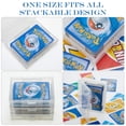 thumbnail image 3 of Funda para cartas Skylety, organizador de 6 piezas, transparente, 3 of 7